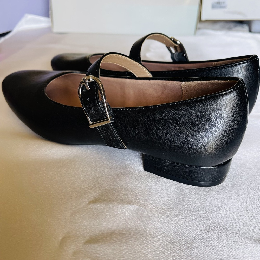 LifeStride Womens Cameo MJ Mary Jane Soft System Low Heels Black  6M New w/ Tag - Picture 8 of 10